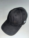 New Era 9FORTY Plain Washed Black  Cap – Made in Laos (Adjustable)