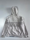 Adidas Grey Fair Isle Print Zip Reversible Hoodie (L)