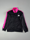 New Balance Black & Pink Panel Track Jacket (S)