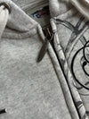 Harley-Davidson Tattoo Dagger Heart Zip Hoodie – Y2K Grey Script(S)