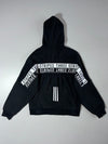 Adidas “Three Stripes” Back Print Hoodie Womens (M)