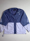 Adidas Colourblock 3-Stripes Oversized Windbreaker  Slate Blue/Lilac (M)