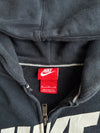 Nike Big Swoosh Logo Zip Hoodie – Black (S)