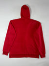 Toyota Embroidered Spellout Full Zip Hoodie – Red – (XL)