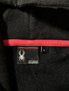 Spyder Black Hoodie w/ Multicolor Sleeve Stripes (M)