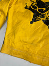 Jocker Vintage Yellow Leather Racing Jacket (S/M)