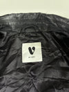 Vintage V By Very Black Quilted Leather Biker Jacket Women’s (M)