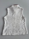 Black Yak Sherpa Fleece Vest in White Women’s (M)