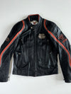 Harley-Davidson American Legend Black Leather Racing Jacket Padded (L)