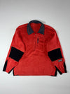 Patagonia Synchilla Fleece Half-Zip Pullover Red/Navy Retro (2XL)