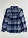Columbia Navy Blue Buffalo Check Flannel Shirt (M)