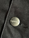 Carhartt WIP Michigan Coat Winter Black Blanket-Lined Chore Jacket (M)