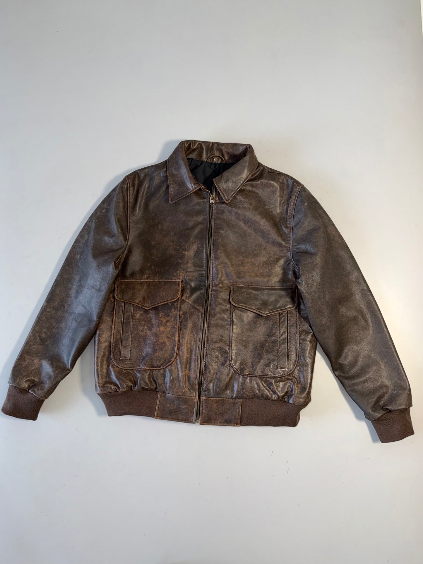 !                                                                                                                                                                                           A1 Brand New Ultra Premium Genuine Pure Leather Vintage Leather (L)