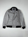 Bés Carol Wool-Blend Bomber Jacket – Grey (L)