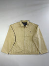 Vintage 90s Polo Ralph Lauren Khaki Harrington Jacket (2XL)