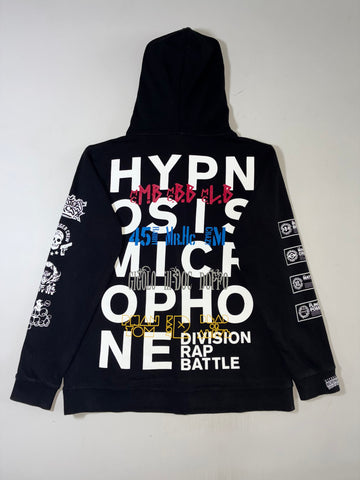 Hypnosis Mic Black Zip Hoodie – Division Sleeve Prints (M)