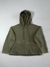 Vintage Adidas Olive Green Trefoil Oversized Pullover Hoodie Women’s (XL)