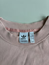 Adidas Originals Blush Pink Double Logo Oversized Sweatshirt (2XL)