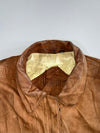 G Tano Premium Original Sued Leather Jacket (XL)
