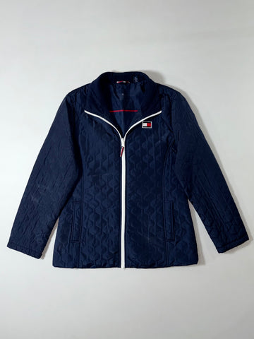 Tommy Hilfiger Navy Quilted Fleece Collar Women’s (M)