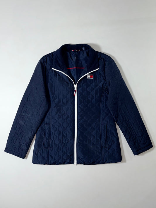 Tommy Hilfiger Navy Quilted Fleece Collar Women’s (M)