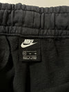 Nike Oversized Swoosh Black Fleece Jogger Pants (W:37) (L:40)