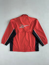 Reebok Vintage Spell-Out Windbreaker Jacket – Red/Black (XL)