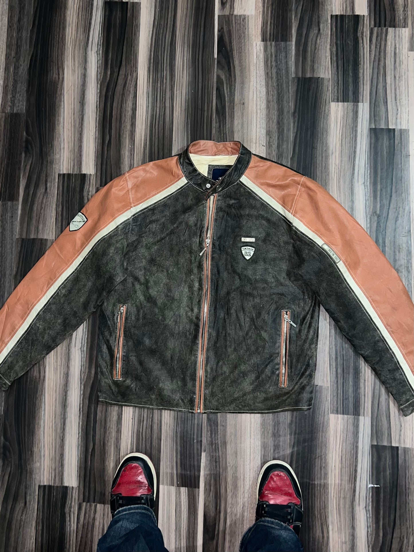 Z*TOM TAILOR Original Sued Leather Jacket (RARE) (M/L)