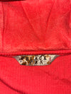 Black Yak Hooded 1/4 Zip Fleece  Coral/Brown Colorblock Women’s (M)