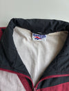 Vintage 90s Reebok Burgundy Colour-Block Windbreaker Jacket (2XL/3XL)