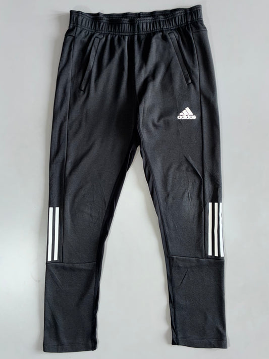 Adidas Black Three-Stripe Track Pants Elastic(W:32|L:41)