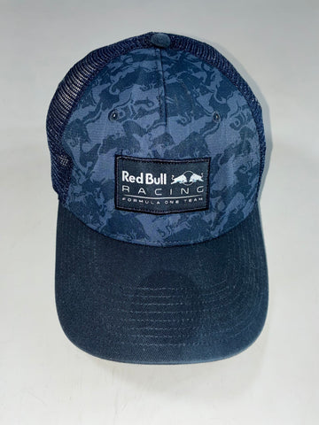 Puma x Red Bull Racing Navy Camo Trucker Cap – Official Formula One Team Merch (Adjustable)