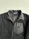 Reebok Classic Black Sherpa Fleece Zip Jacket (M)