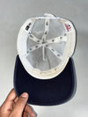 New York Yankees Embroidered Navy & White Mesh Trucker Cap – MLB (Adjustable)