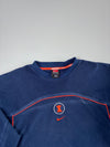 Nike Team Illinois Fighting Illini Therma-FIT Navy Fleece Pullover (XL)