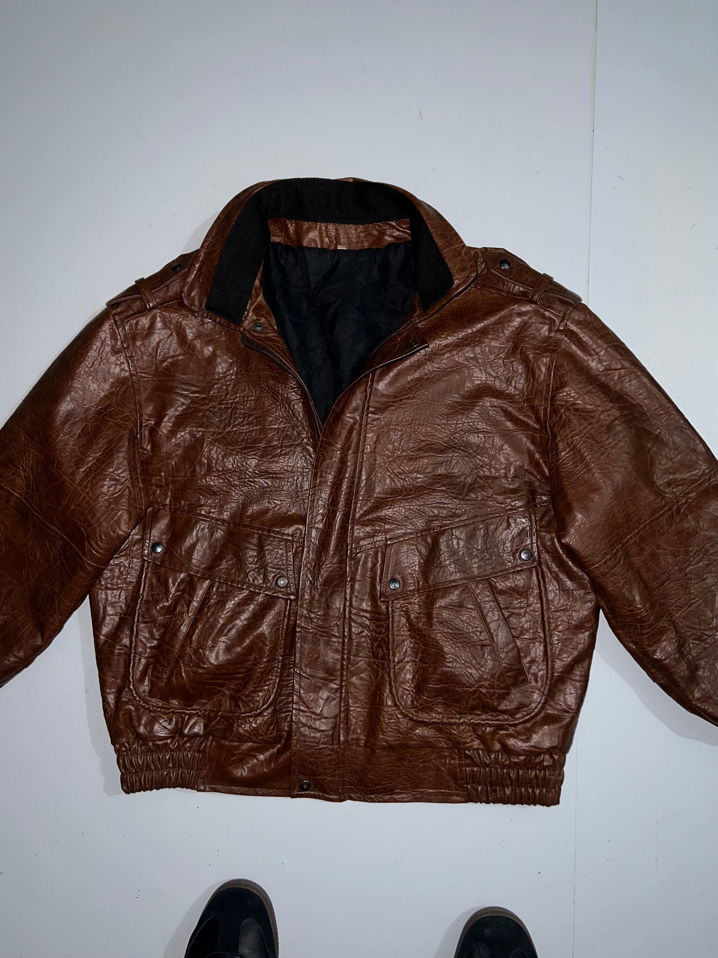 ZSuper Rare Vintage Original Leather Jacket (L)