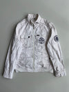 Tom Tompson | Motor Oil Patch Denim Jacket White (Xl)