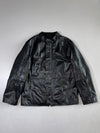 Vera Pelle Trussardi Black Leather Jacket —lCombipel Genuine Leather (L)
