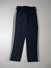 Vintage Adidas Navy Windbreaker Track Pants with Red Lining (W:32) (L:42)