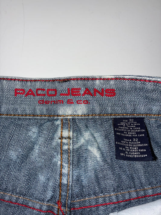 Paco Jeans Y2K Baggy Denim Jorts (W:31) (L:23.5)