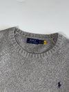 Polo Ralph Lauren Textured Knit Crewneck Sweater, Heather Grey, Size (XL)