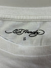 Ed Hardy Tiger Graphic Tee – White (M)