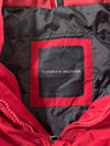 Tommy Hilfiger Bomber Jacket – Red Padded with Hidden Hood (XL)