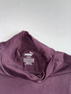 Puma Burgundy Mock Neck Long Sleeve(M/L)