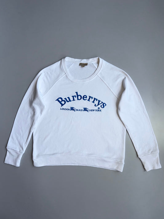 !        Vintage Burberrys London Embroidered Crewneck (RARE) (M/L)