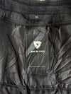 Rev'it! Black & Neon Textile Motorcycle Riding Jacket – Armoured (Padded) (2XL)