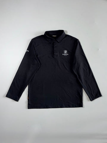 Black Yak Work Wear Long Sleeve Performance Polo Shirt (M)