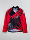 Fox Red & Black Long Sleeve Cycling Jersey (S/M)