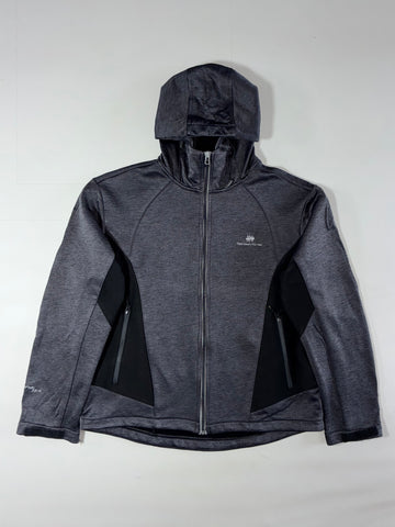 Royal Queen’s Polo Team PoloTEX Hooded Softshell Jacket Grey  (XL)