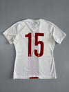Nike | Poland National Team Home Football Jersey #15 | White & Red (XS)